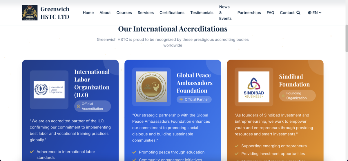 Greenwich HSTC LTD - Educational Platform - Thumbnail 2